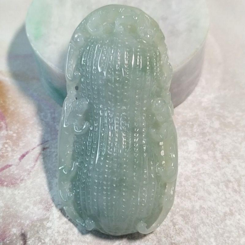 ?生意興隆?天然緬甸玉 A貨 翡翠 冰晴 大件厚莊 精雕 花生 螭龍 現貨特價【92jade 遇見善緣】