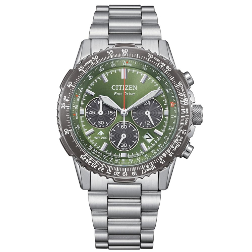 CITIZEN 星辰 Promaster系列飛行綠色光動能腕錶CA4664-60W 附提袋