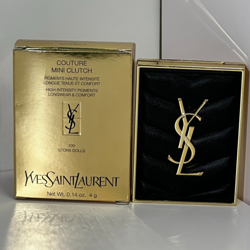 YSL 時尚4色眼影盤4g 皮革眼影盤 聖羅蘭 四色眼影 100 400 700-皮革四色眼影