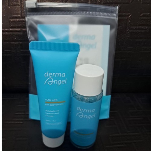 derma Angel 護妍天使 全方位煥膚淨亮限定組(煥膚控油安肌水30ML+2%水楊酸身體乳30ML)