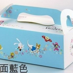 【嚴選SHOP】手繪風可愛動物 手提餐盒(中) 外帶提盒 蛋糕盒 烘焙包裝盒 餅乾糖果紙盒 乳酪盒【C044】