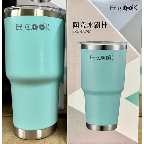 大家源 陶瓷冰霸杯 920ML EZC-DC901 陶瓷保冰杯 冰霸杯 隨行杯 保冷杯 外出杯 行動杯 冰杯 飲料杯