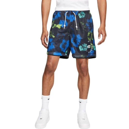 【WS】NIKE STANDARD ISSUE 男 藍迷彩 籃球 運動 健身 短褲 雙面 籃球褲 DH7387-321