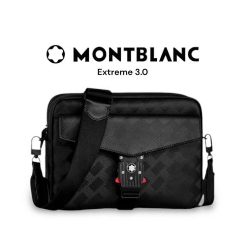 ?MONTBLANC 萬寶龍EXTREME 風尚系列 3.0 信差包 設有 M LOCK 4810 鎖扣 Black
