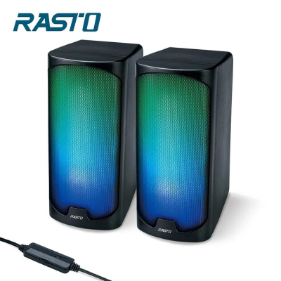 RD13 炫彩RGB兩件式2.0聲道多媒體喇叭
