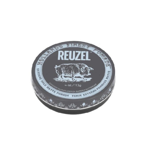 蓁美髮藝『造型品』Reuzel 灰豬水極強水泥級無光澤髮蠟113g＊強力支撐力，無光澤＊