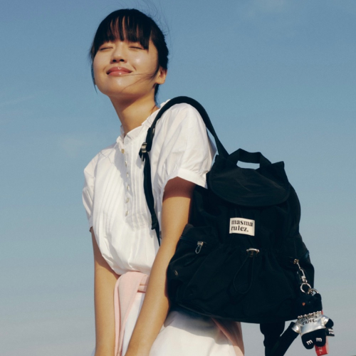 KeCom。Masmarulez Mini Flap Backpack 尼龍迷你後背包