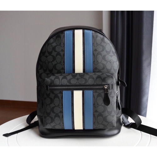 （momo shop）Coach 蔻馳 新款west雙肩包書包背包旅行包 男生包包 後背包 3001
