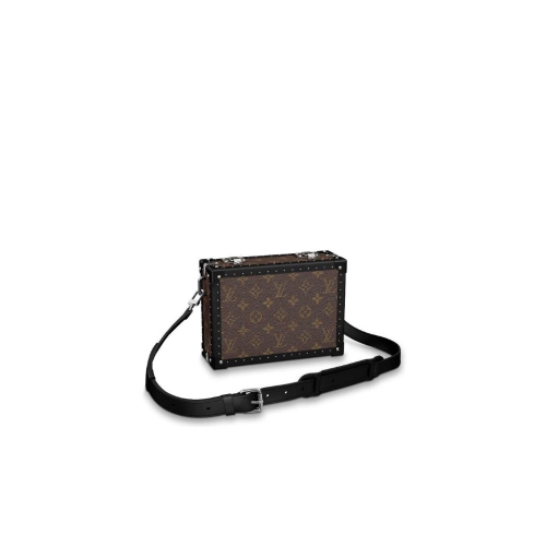 頂級原單 M20251 黑花銀五金 Clutch Box 小硬箱於 2020 春夏時裝秀初次亮相。Monogram Ec