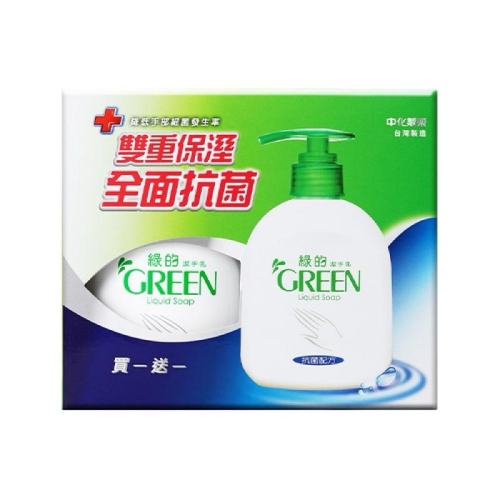 綠的 抗菌潔手乳 買一送一組合（220ml+220ml）【24h百貨網】