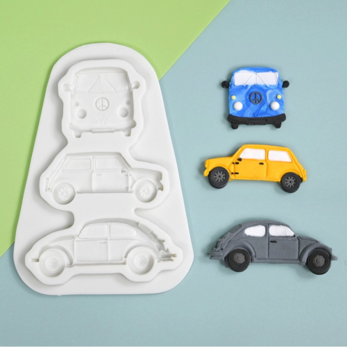 ◎汽車造型液態矽膠模具/小轎車翻糖液體矽膠模/DIY香薰石膏模具/創意巧克力矽膠模具