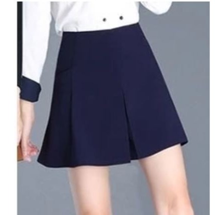 ??拉拉Lala＇s 短褲女秋冬款高腰a字新款韓版寬鬆時尚百搭遮肉闊腿褲 大碼