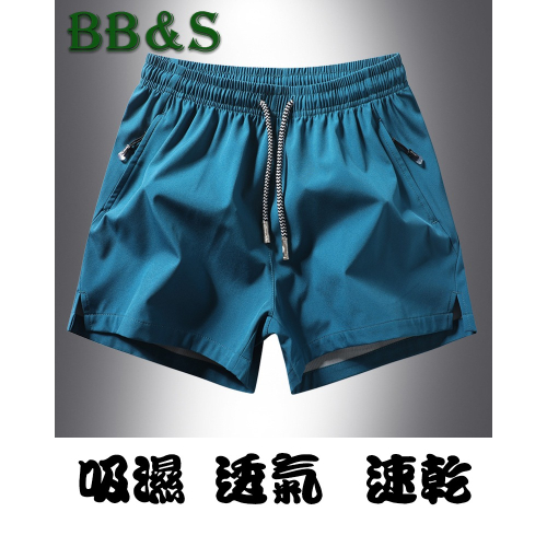 【BBandS】台灣現貨速發-膝上短褲 四分短褲 跑步短褲 運動短褲 速乾短褲 透氣短褲 羽球褲 寬鬆短褲 海灘褲