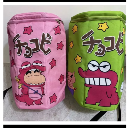 Omg蠟筆小新恐龍餅乾後背包
