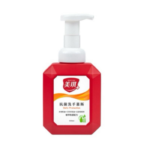 美琪 抗菌 洗手慕斯 植萃配方 500ml/瓶 茶樹精油【24h百貨網】
