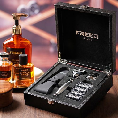 【FREED】一周年紀念款 尊爵四件組刮鬍刀禮盒 - 阿提米絲
