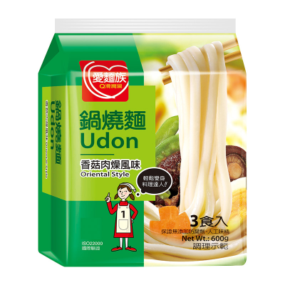 【康達盛通】愛麵族鍋燒麵香菇肉燥風味