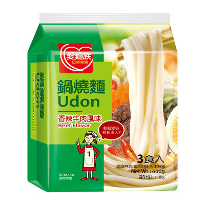 【康達盛通】愛麵族－－－香辣牛肉鍋燒麵