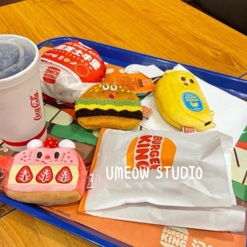 ????? ?????? 食物系列??漢堡?香蕉?草莓蛋糕?零錢包 AirPods保護套 收納包 耳機包