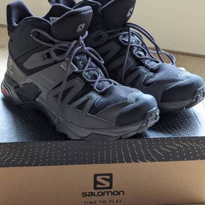 非全新 SALOMON 男 X ULTRA4 GTX 中筒登山鞋