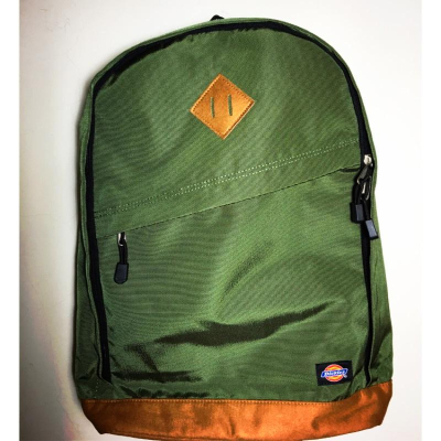Dickies 帆布 豬鼻 後背包 綠色 底部麂皮 經典 基本款 好搭配 LOGO標