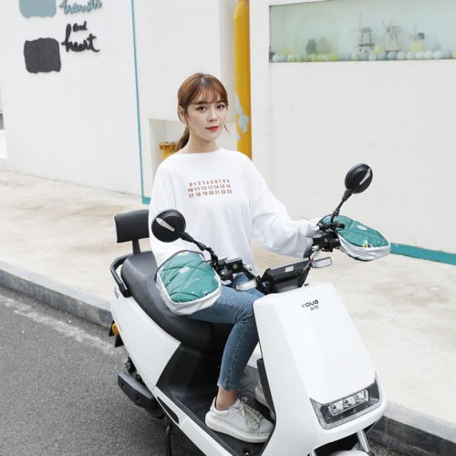 電動摩托車手套冬季電瓶自行車保暖護手罩加絨加厚防寒防水把手套