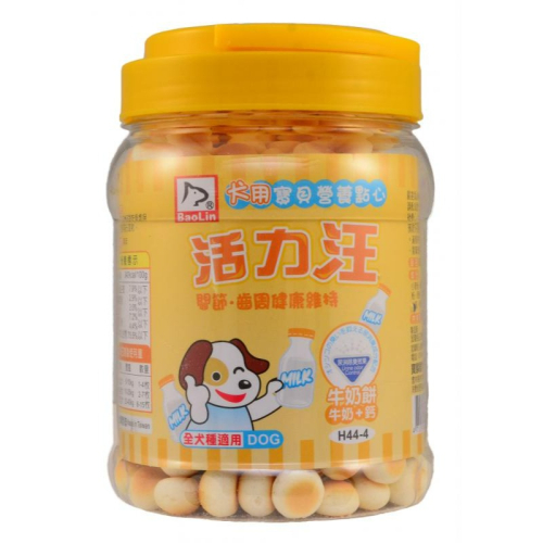 【星際萌寵】寶麟 | 活力汪牛奶餅+鈣200g 犬零食