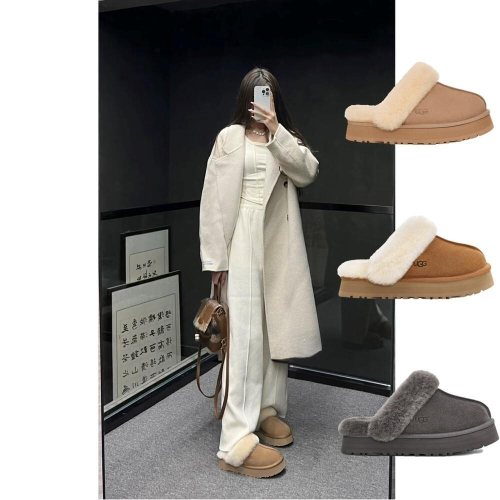 UGG Disquette 穆勒鞋 毛毛 女鞋 懶人鞋 冬天必備 UG1122550【PS中壢】
