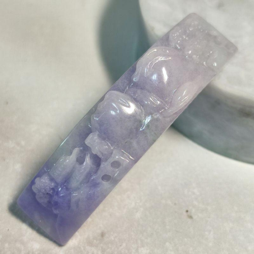 ?️江山在手?️天然緬甸玉 A貨 翡翠 紫羅蘭 山水 玉山水 手牌 現貨特價 92jade 遇見善緣 山水手排