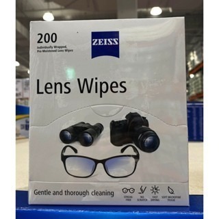 台中小蜜蜂美式賣場代購 (開發票統編) Zeiss 鏡面擦拭紙 擦拭紙 拭鏡紙 蔡司 鏡面擦拭紙 200張