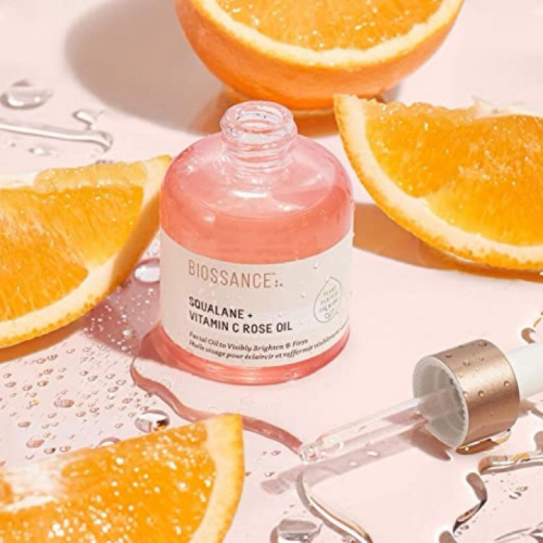 美國空運正品現貨?BIOSSANCE角鯊烷維C玫瑰精華油30ml植萃保濕亮采精華