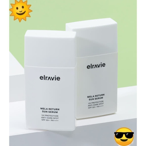 ?最後一瓶?韓國醫美專推elravie美白阻黑防曬凝露?elravie精華50ml?SPF50+PA++++