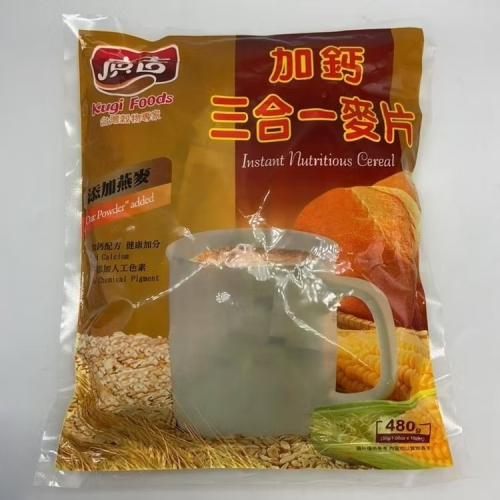 廣吉 加鈣 三合一麥片 30克 x 16包/袋