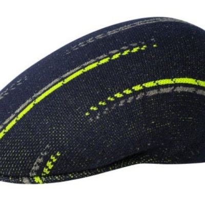 【 柒玖捌零日貨精品 】 優惠促銷全新正品 KANGOL 504 深藍色黃綠條紋 鴨舌帽 小偷帽 書報童帽