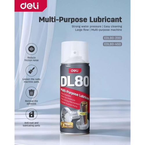 《tevc》deli tools 專業 長效 防鏽 潤滑 潤滑油 潤滑劑 金屬 保護油 EDL-80