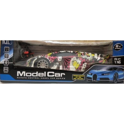 1:16 BJL 遙控模型車 / 遙控跑車 / LED燈光 / 酷炫塗鴉 / 帥氣超跑