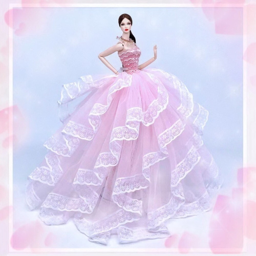 芭比娃娃婚紗禮服～芭比娃娃禮服專賣店七週年慶～優惠價100元不含郵