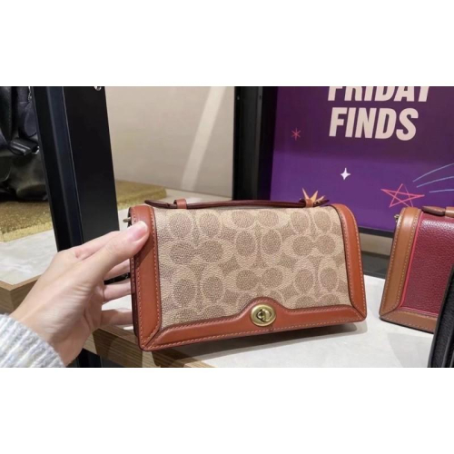 Coach 老花樣式 riley 現貨在台灣