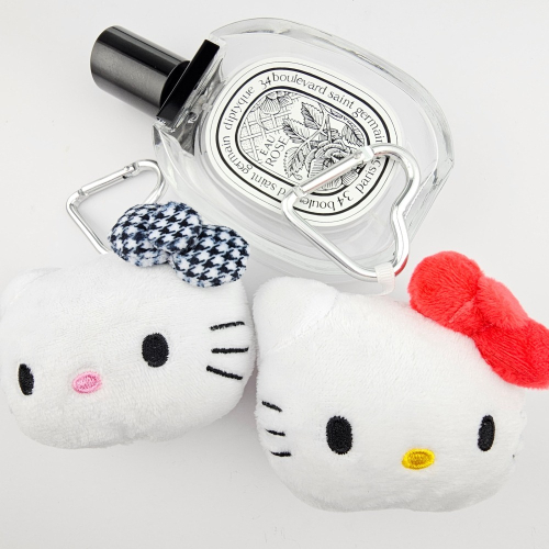 韓國進口 現貨♡ 超可愛Hello Kitty愛心扣吊飾 包包吊飾 掛飾 鑰匙扣掛繩 韓國吊飾 Kitty吊飾