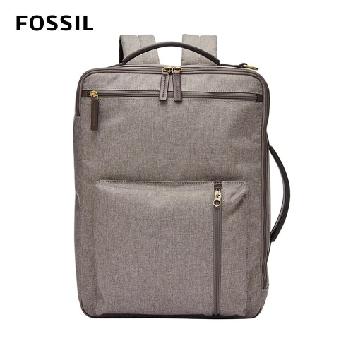 FOSSIL BUCKNER 多功能商務包 (可裝15吋筆電)-灰色 MBG9409064