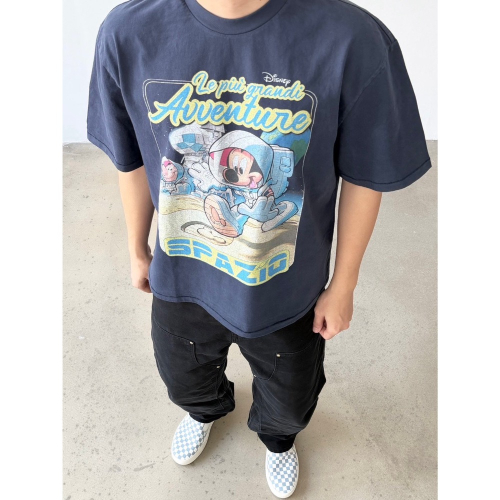 Saint Disney米奇 X 星球大戰三方聯名限定重磅做舊高街短袖 男女同款