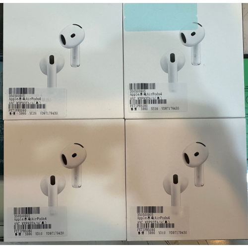 酷爸購物 保固一年 台灣公司貨 Apple Airpods 4 降噪版 主動式降噪 蘋果藍芽耳機 高雄可自取