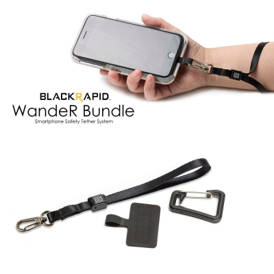 三重☆大人氣☆台灣製 公司貨 BLACKRAPID 快槍俠 WandeR Bundle 手機漫遊 手腕帶 套組