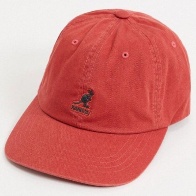 【 柒玖捌零日貨精品 】全新正品 KANGOL 純棉 橘色棒球帽 老帽 鴨舌帽 皮釦 經典必備款