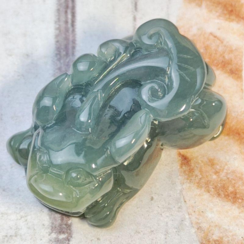 ?️飛黃騰達?️️天然A貨翡翠-藍水 立體精雕 貔貅 現貨特價【92jade 就愛翡翠】翡翠貔貅 玉貔貅 貔貅玉佩玉墬