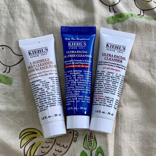?妝可愛?契爾氏 Kiehl＇s 冰河保濕-無油清爽潔面慕斯30ML【台灣專櫃】