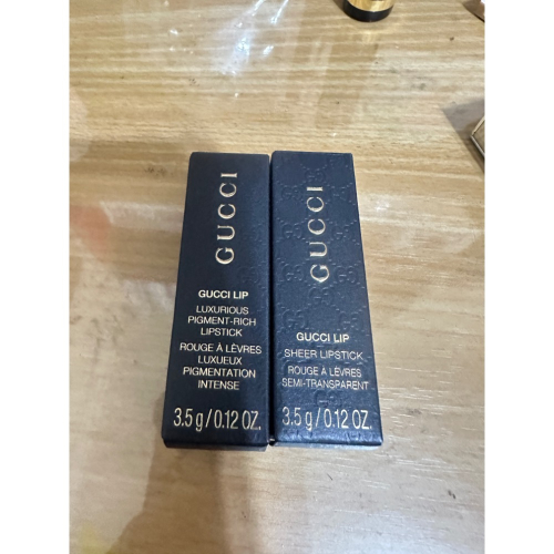 Gucci黑管口紅 二手色號210