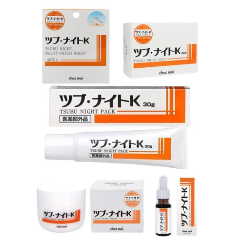 《保證正品》日本進口 chez moi Tsubu night pack K 眼周精華 凝膠 洗顏皂 精華液 乳霜