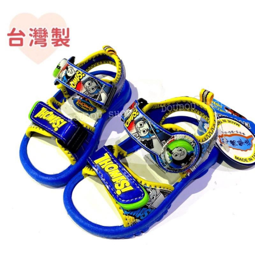 台灣製?限量特價? 專櫃鞋品? THOMAS 湯瑪士小火車 兒童涼鞋 耐磨 止滑 小童 幼童 藍色 14.5號