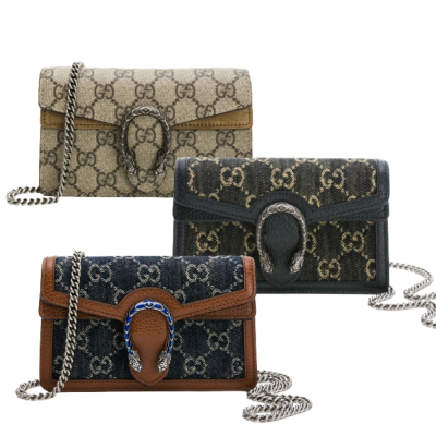 【GUCCI 古馳】 GUCCI MINI酒神鍊包 __DVSHOP 保證正貨 台灣現貨不用等